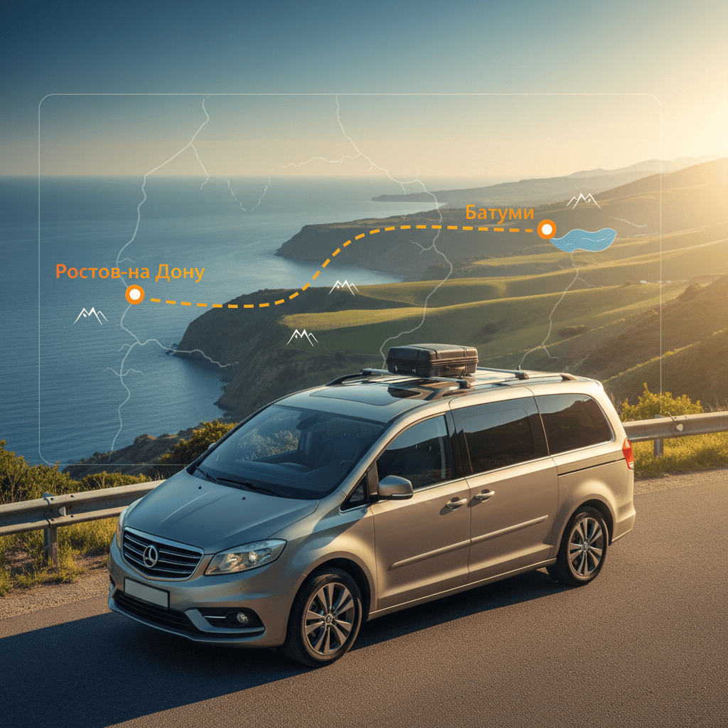 Трансфер Ростов на Дону – Батуми 2026: безопасная поездка с «Бумер»